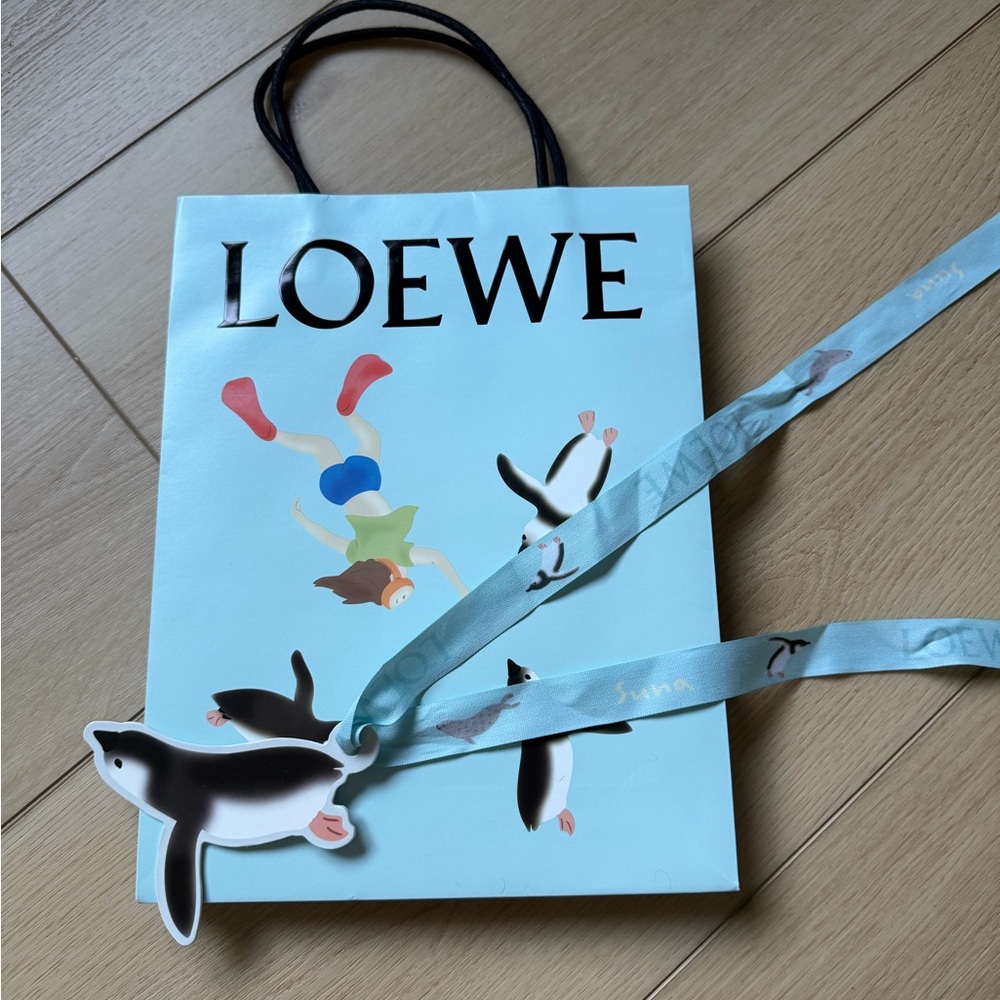 LOEWE Shopping Bag Suna Fujita Japan Limited Rare Blue